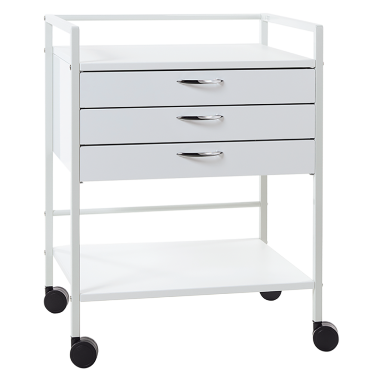 Instrumenten trolley, 3 lades